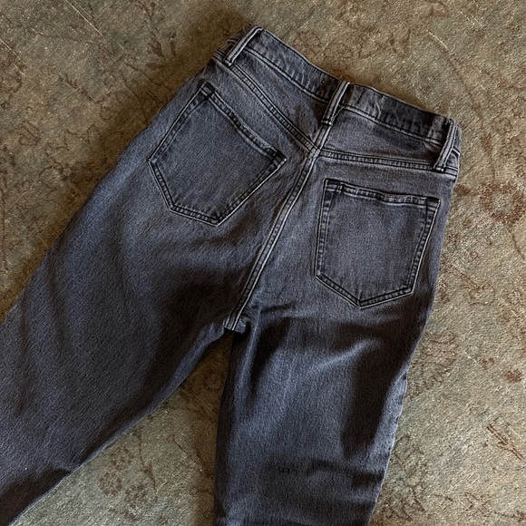 Abercrombie 90’s Straight Ultra High Rise Curve Love Black Jeans - Picture 4 of 6